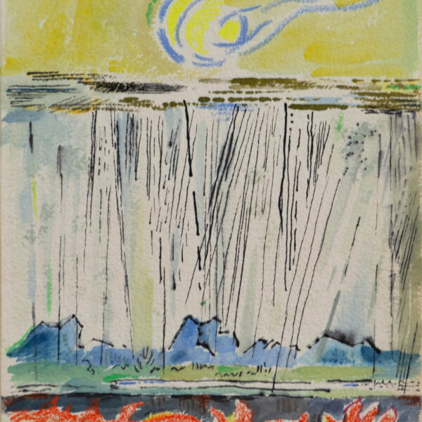 Rain above the Sea