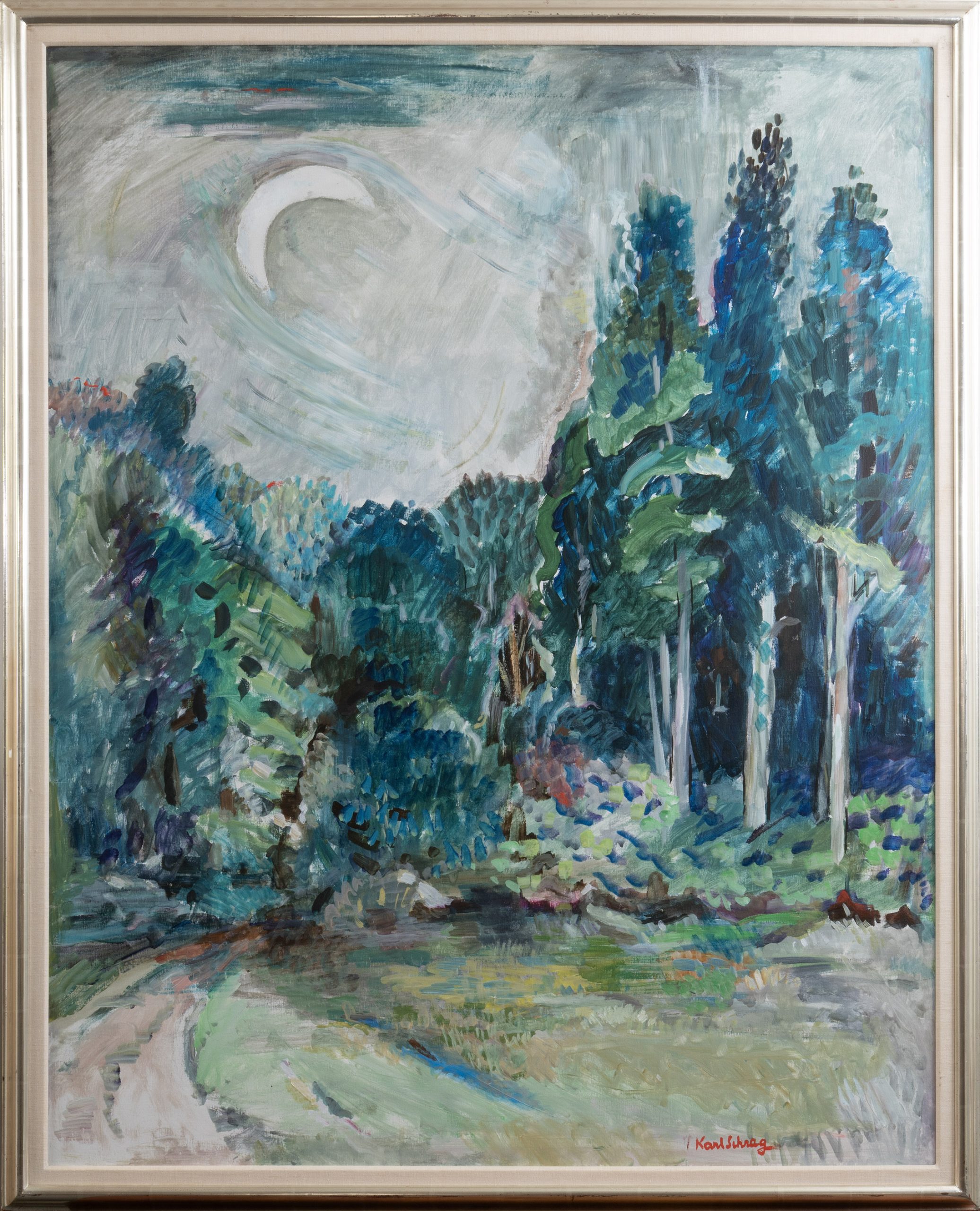Edge of the Woods at Night - Image 3