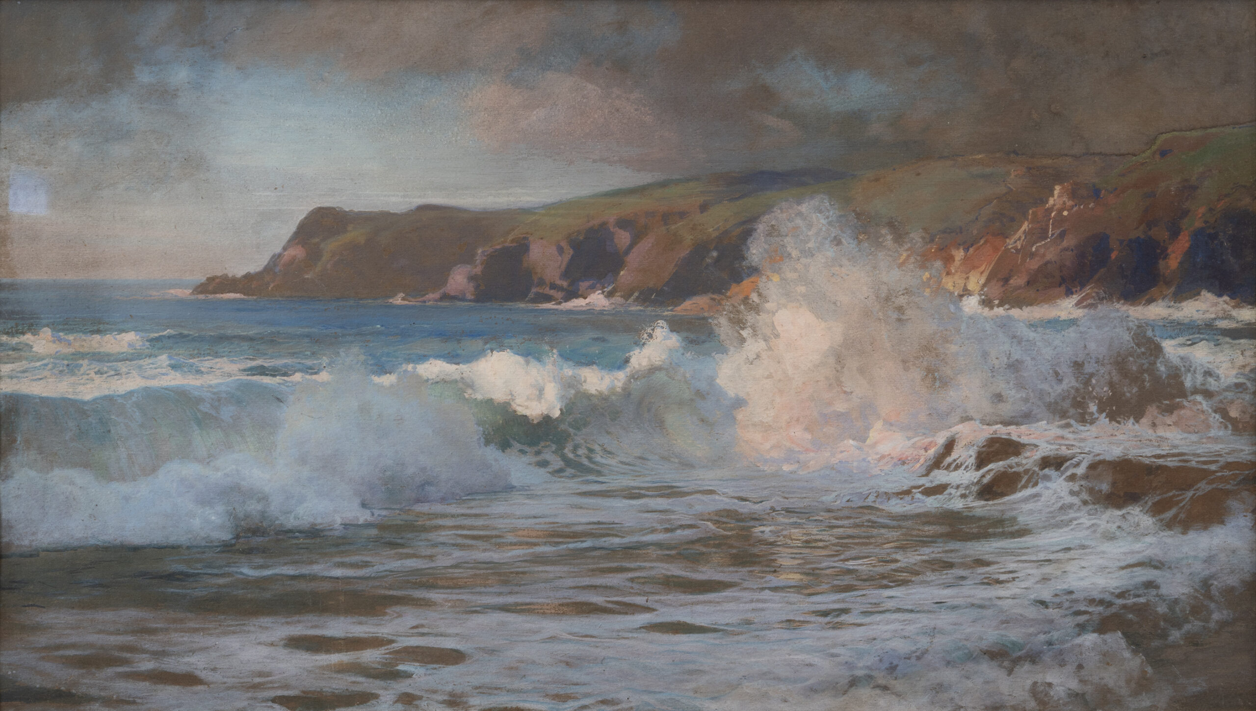 Breaking Waves, Cornwall, England
